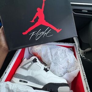 Jordan Kids Sneakers in White and Black